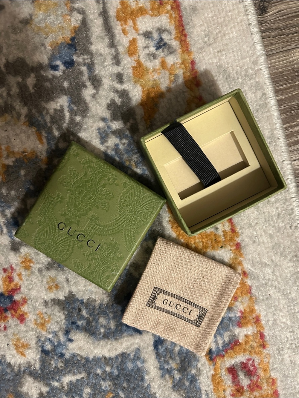 Gucci Light Green Patterned Gift Box—Box Only - Picture 5 of 5